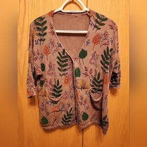 Buykud Cardigan 100% Cotton S/M boho y2k lightweight eye catcher